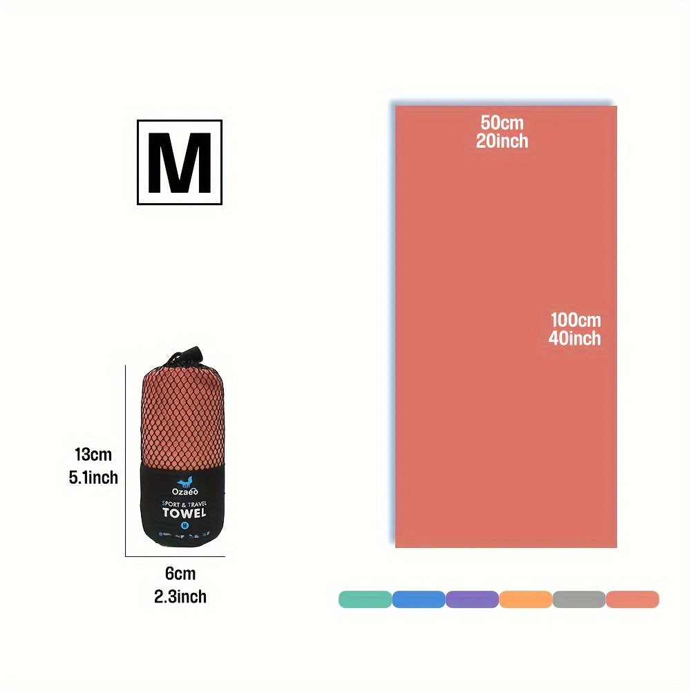 Microfiber Travel Towel Quick Dry Lightweight Sports Beach Hiking Yoga Golf Pickleball