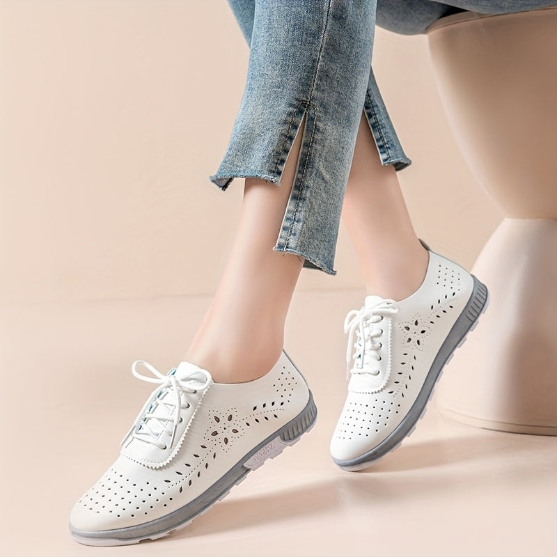 Women's Breathable Mesh Slip-On Sneakers Lightweight Casual White Blue Footwear