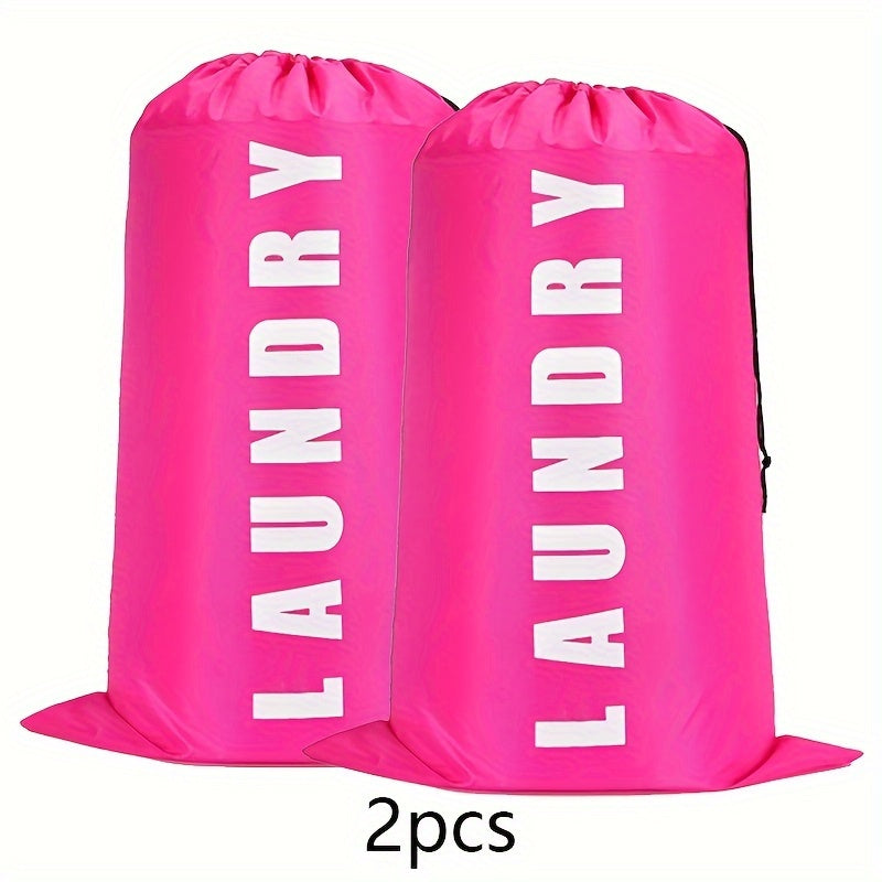 Juego de 2 cestas de ropa plegables con bolsas de almacenamiento impermeables para dormitorio, baño, residencia