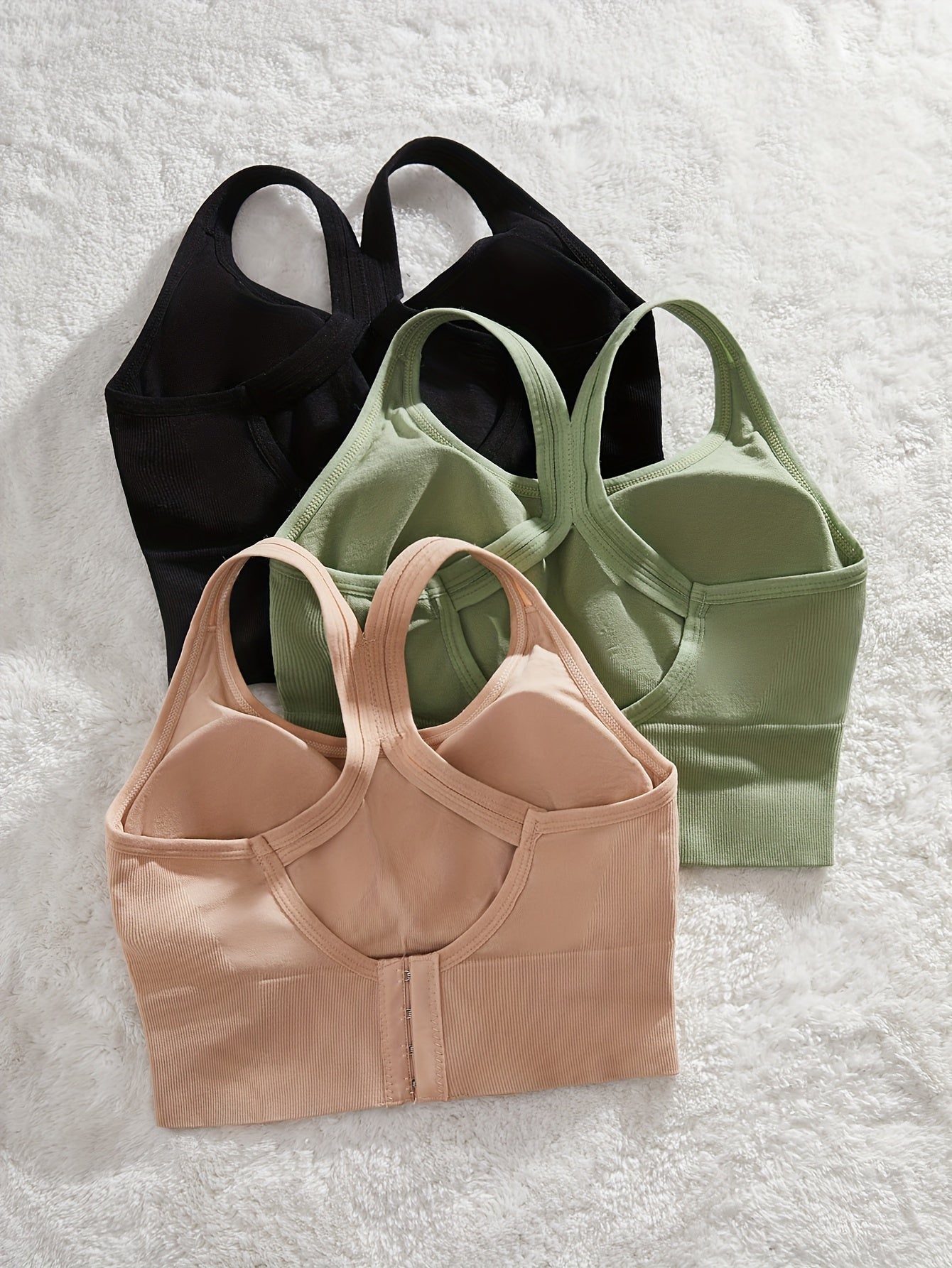 Women's Seamless Breathable Hollow Out Lingerie Bras Set