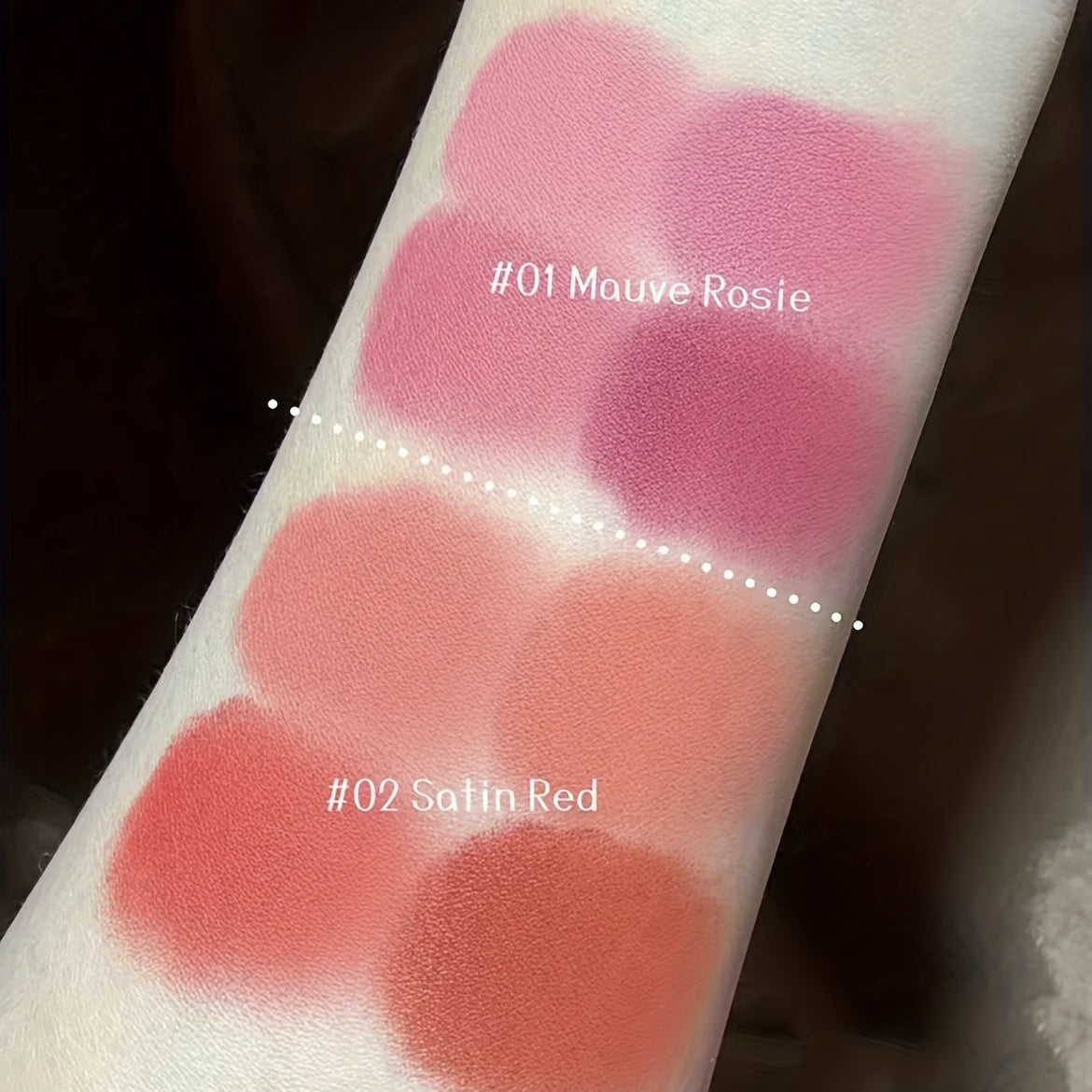 Set de pintalabios multicolor para mujer 4 en 1 a prueba de agua mate en crema de larga duración