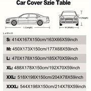 Funda para coche para coches polvo UV sol nieve escarcha protección contra excrementos de aves