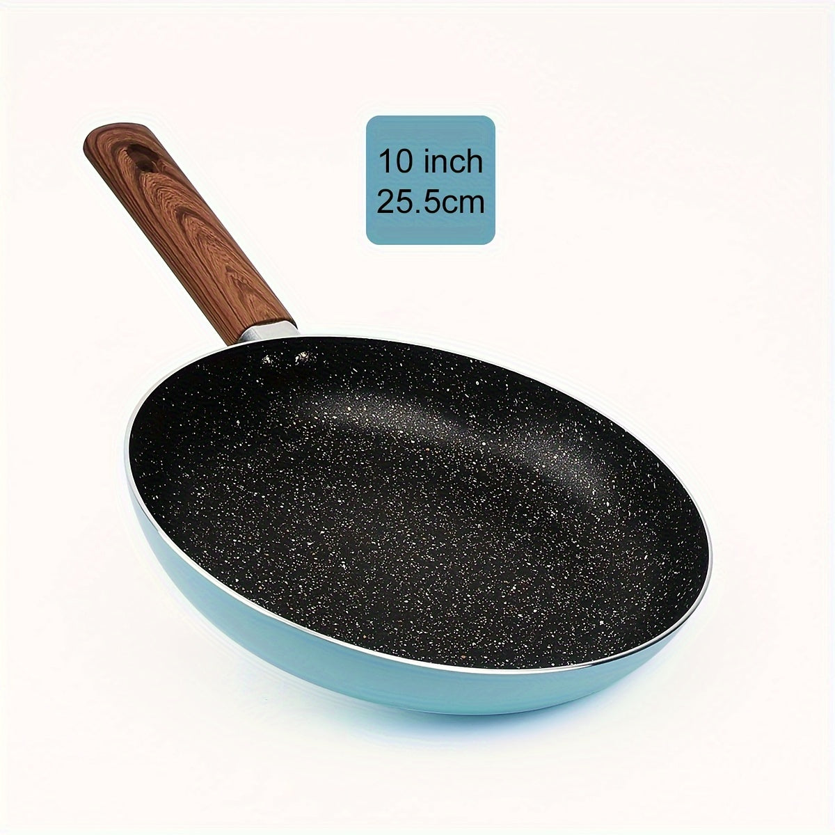 Pink and Blue Non-Stick Frying Pan for Eggs, Gas Stove Compatible