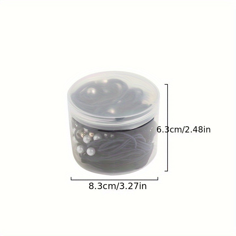 Assorted Colors 50 Pack Elastic Hair Ties for Women Durable Hair Ropes