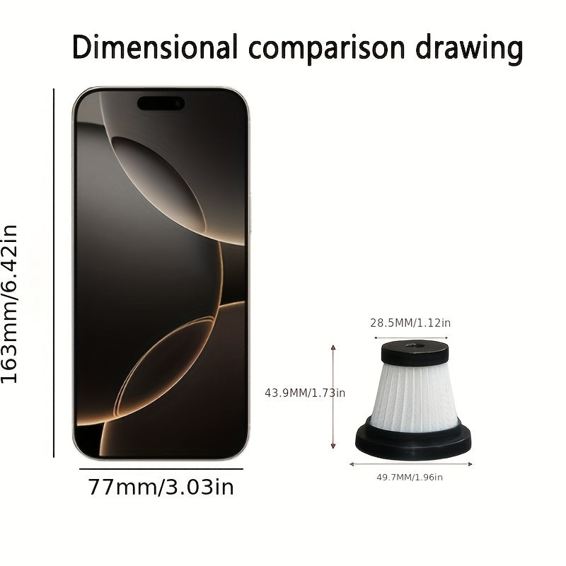 Qoʻl bilan ishlatiladigan avtomobil changyutgichlar uchun yuviladigan HEPA filtri bilan avtomobil changyutgich filtri to'plami
