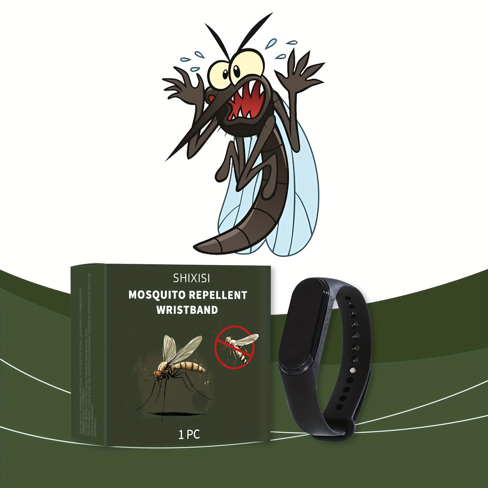 Unisex Silicone Mosquito Repellent Bracelets for Outdoor Camping