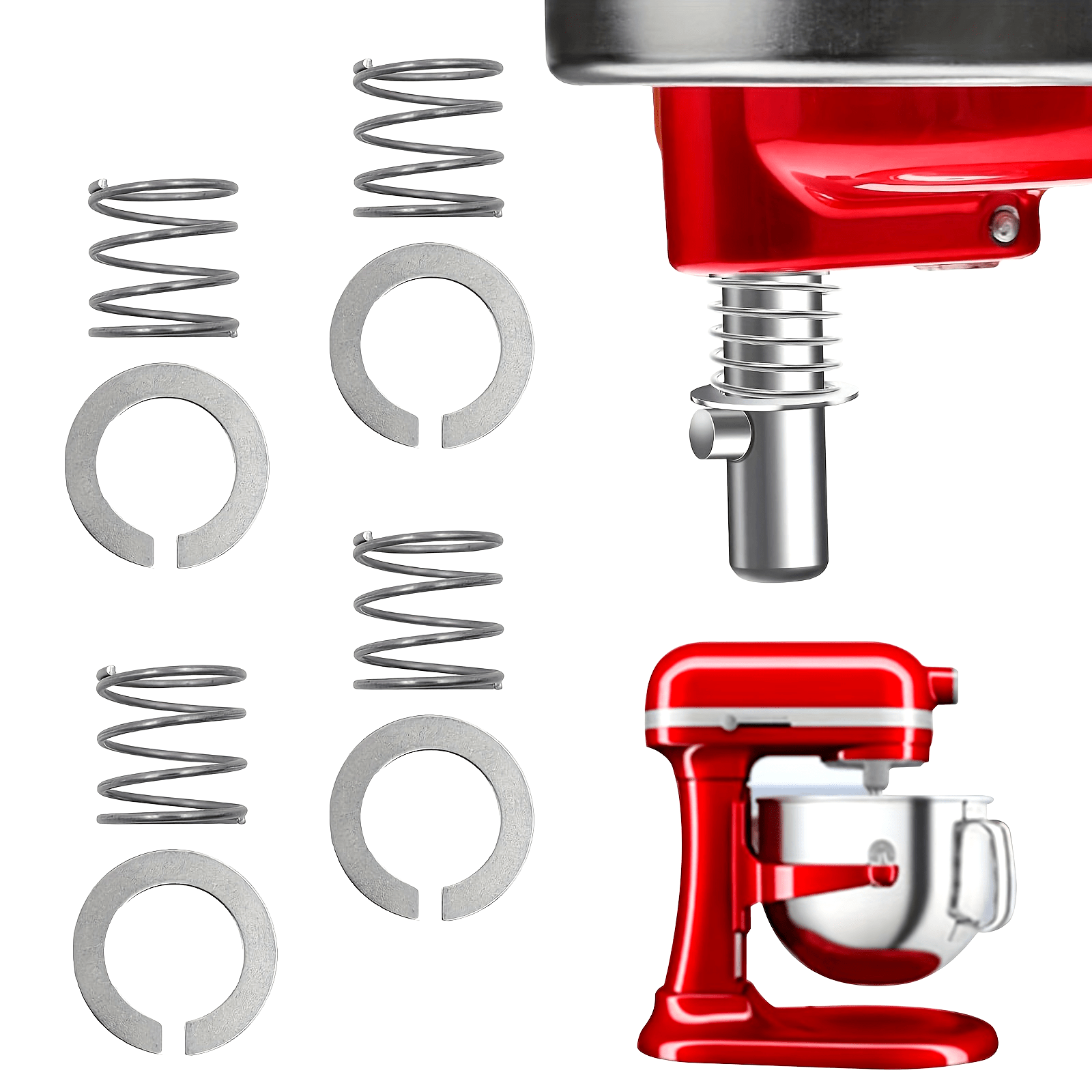 Stainless Steel Blender Spring va Washer Set 3.5 dan 8 Quart oshxona texnikalari uchun