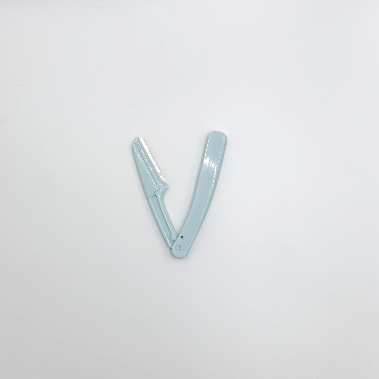 Women Plastic Safe Folding Face Shaver and Eyebrow Trimmer Set