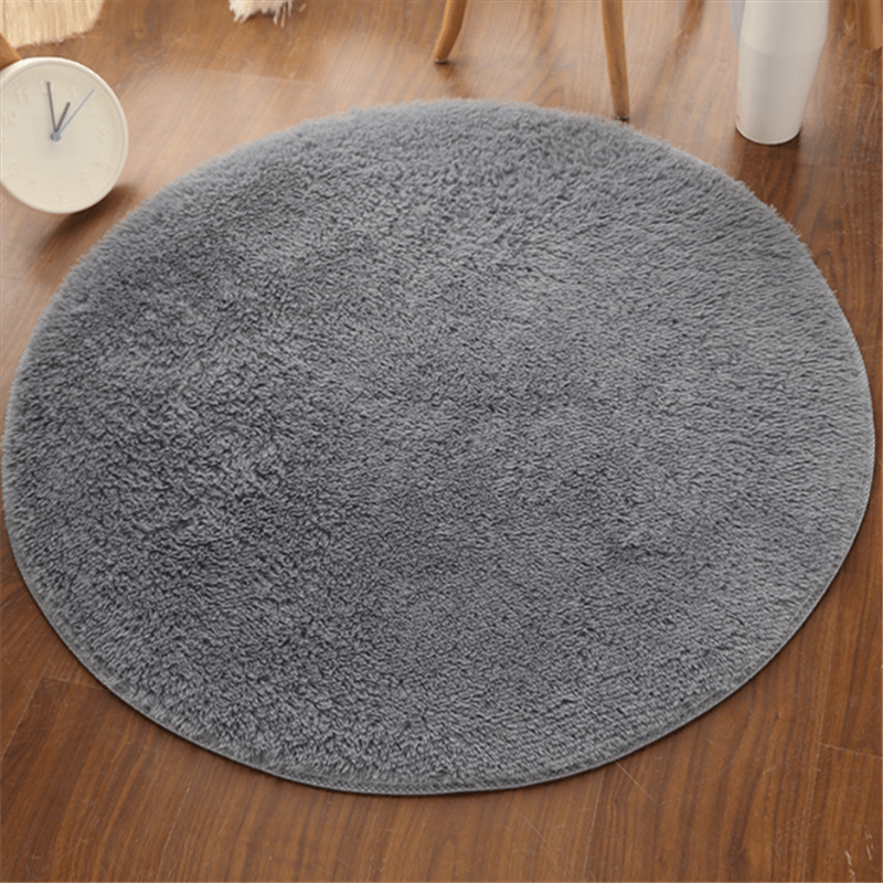 Soft Plush Round Area Rug for Bedroom and Living Room Cozy Fluffy Comfort