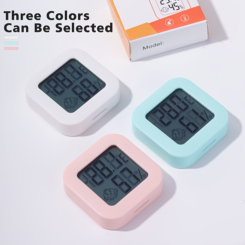 Termómetro digital para temperatura y humedad Pantalla Alimentado por batería Plástico