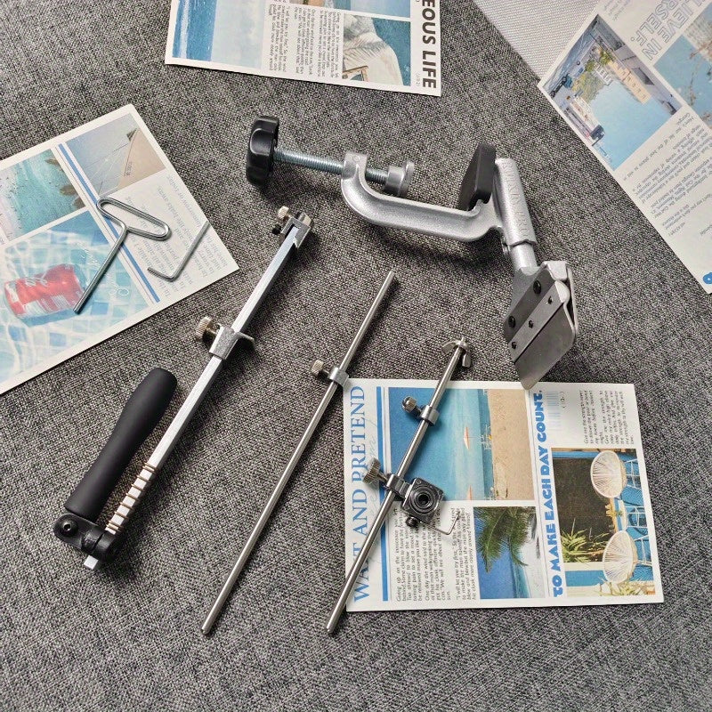 4th Gen Knife Sharpener Set with Replaceable Accessories for Precision Use Durable Universal