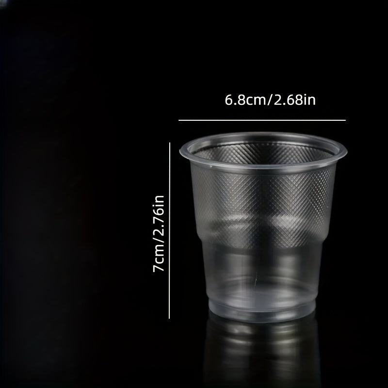 Disposable Clear Plastic Cups Pack for Home Use, Tea, Wine, and Commercial Drinking