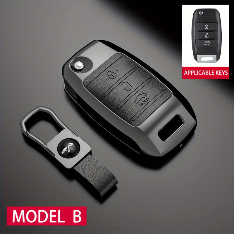 Car Key Case Cover Zinc Alloy Durable Shell for Multiple Models