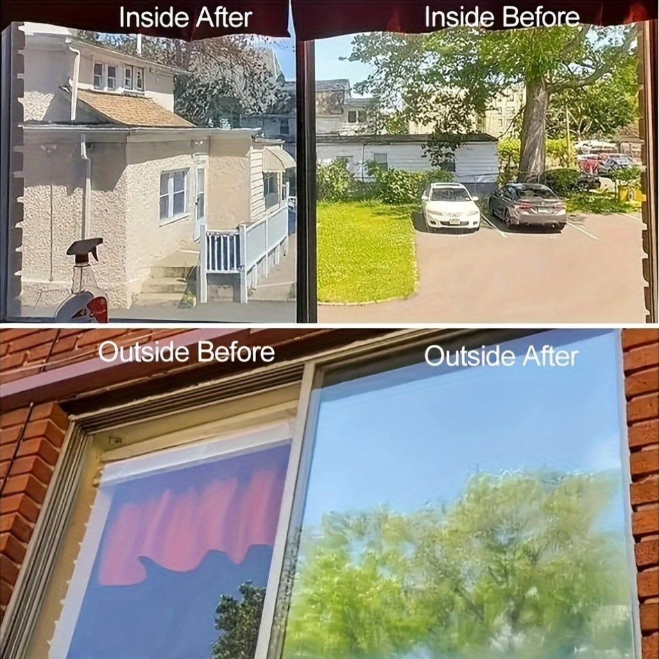 2mm Thick PET Privacy Screen Film for Home Office Sun UV Heat Protection