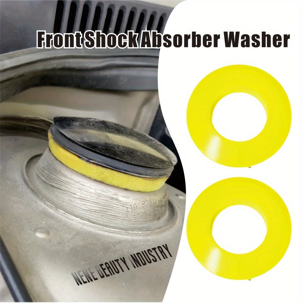 2-Pack Universal Rubber Shock Absorber Mounts for Suspension Damping