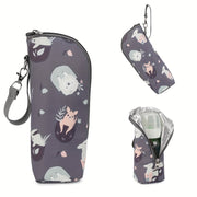 Baby Bottle Insulation Bag for Travel with Aluminum Foam White Black Grey Blue Multicolor