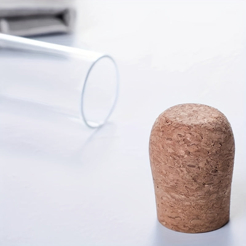 Glass Tea Infuser Bottle with Mini Transparent Strainer and Cork Lid