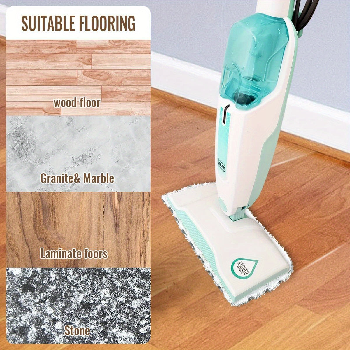 Turli Shark steam mop modellari bilan mos keladigan uchta shark steam mop padlari, polyester tolalaridan tayyorlangan va batareyasiz ishlaydi.