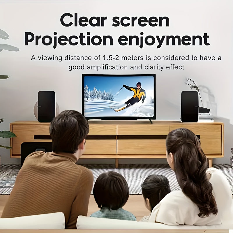 12-Inch 3D Mobile Phone Screen Magnifier with Waterproof Desktop Stand