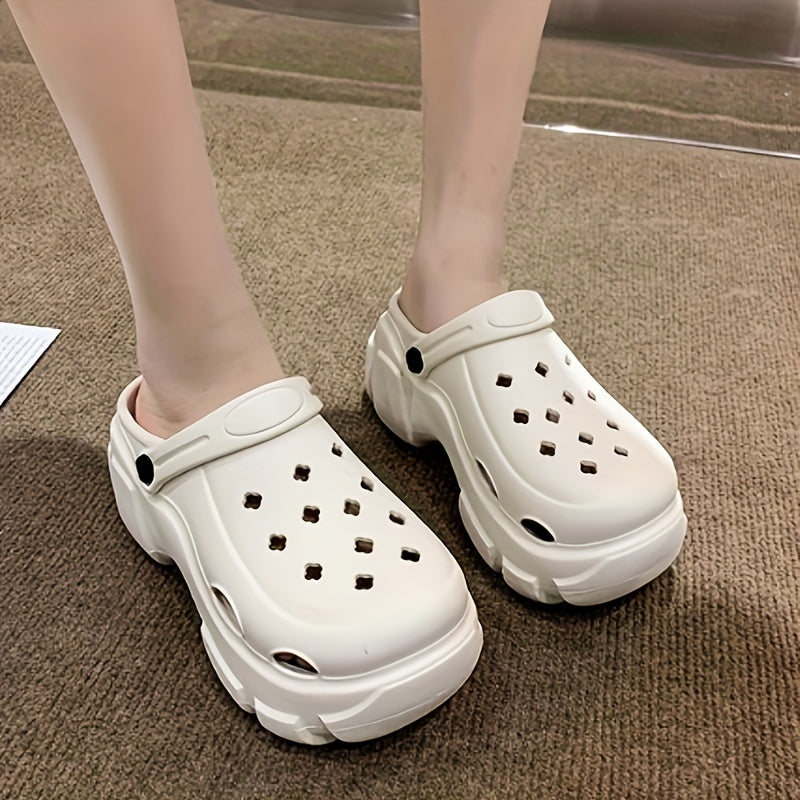 Women's EVA Beach Sandals Solid Color Spring Summer Stylish