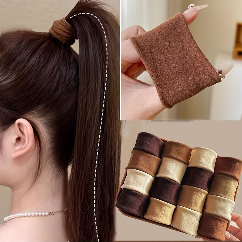 Ayollar qizlar rang-barang naylon elastik soch bog‘lamlari ponytail tutqichlari kichik soch bog‘lamlari scrunchies