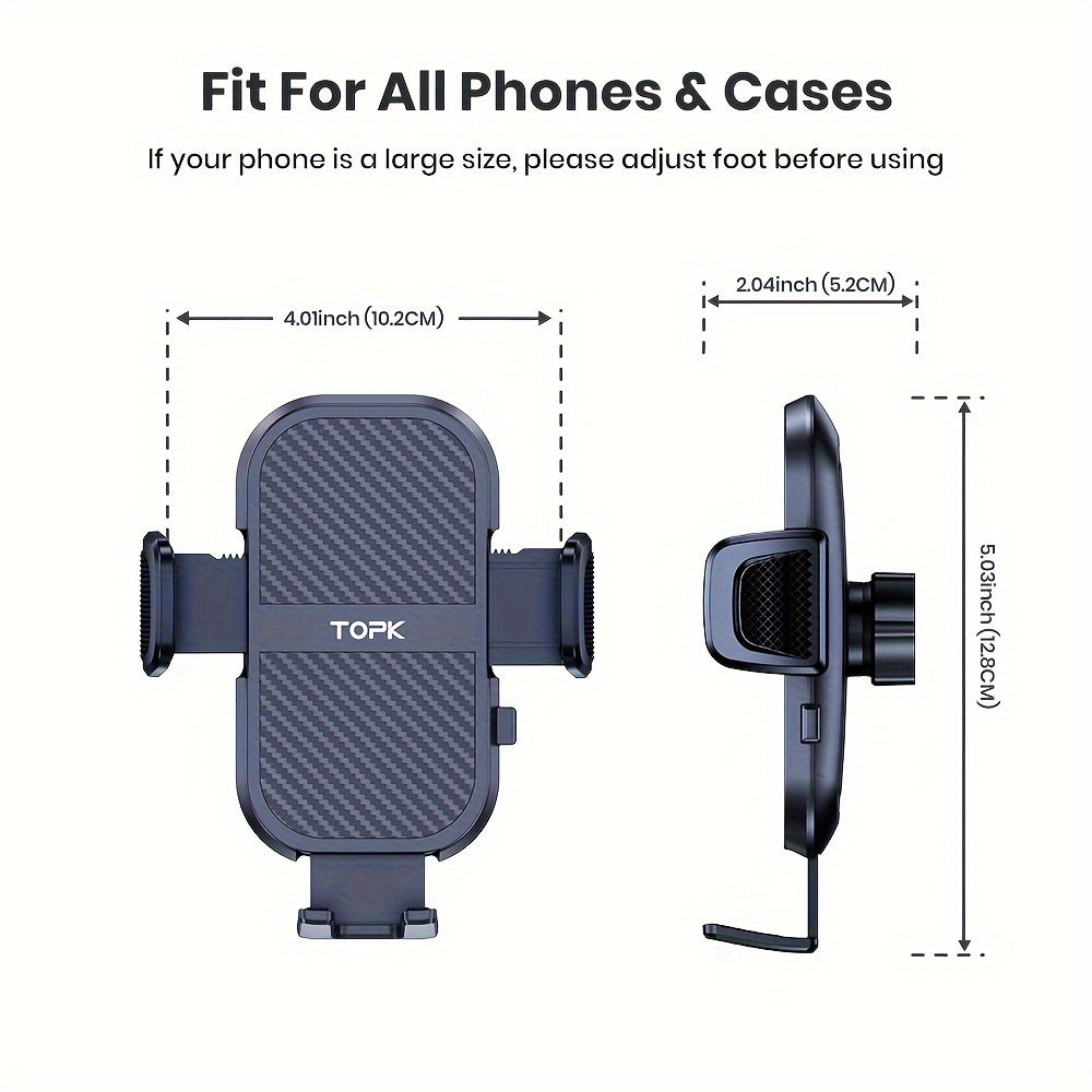 Car Air Vent Phone Mount For All Phones Thick Case Friendly Hands-Free Holder