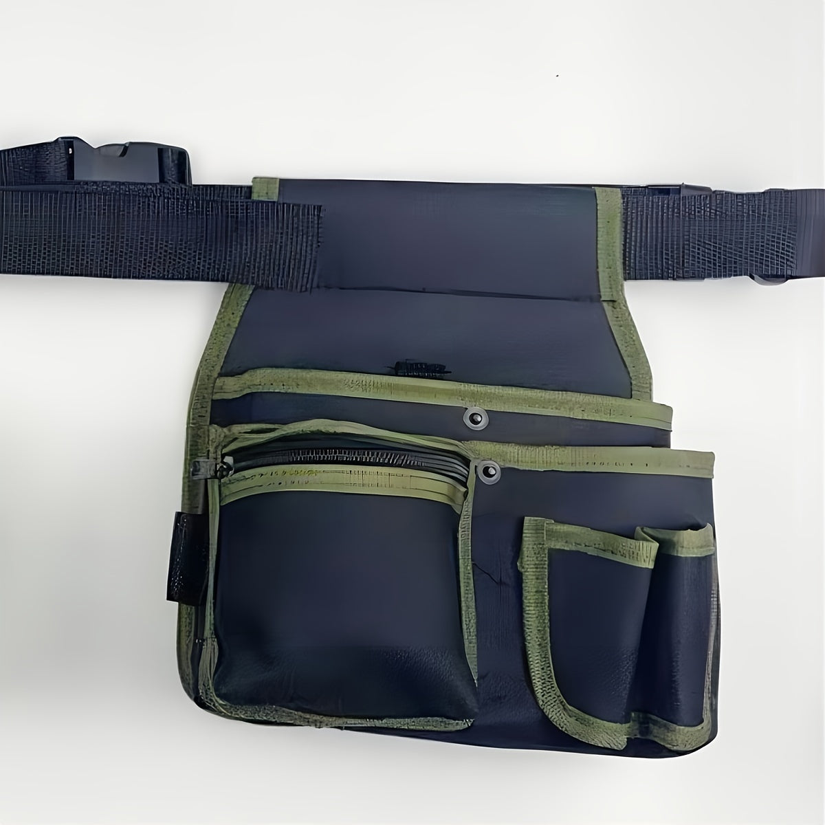 Black Electrician Tool Belt with Multiple Pockets for Hanging on Waist