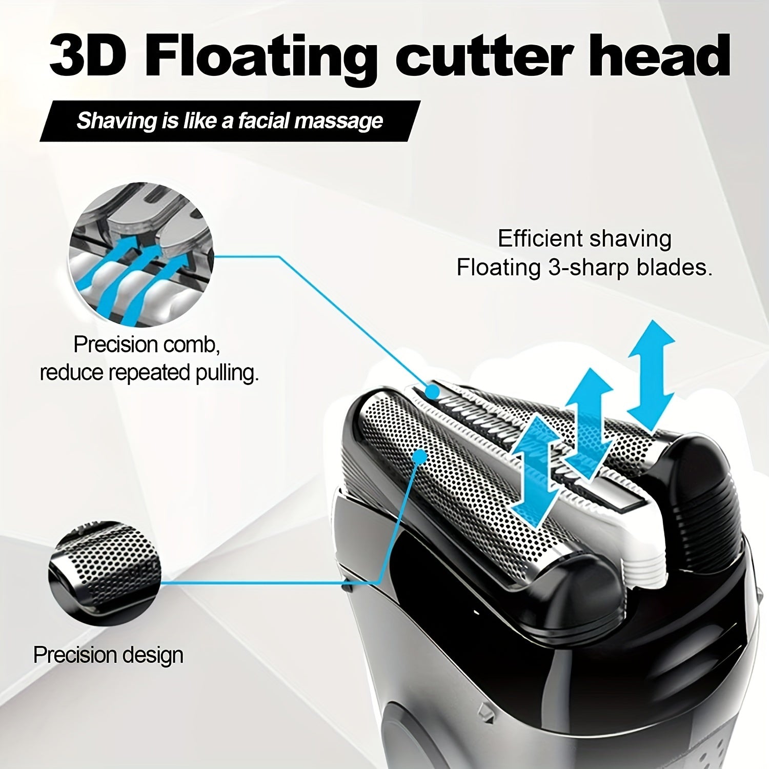 32B S3 Replacement Shaver Heads for Series 3 Razor Compatible with Multiple Models