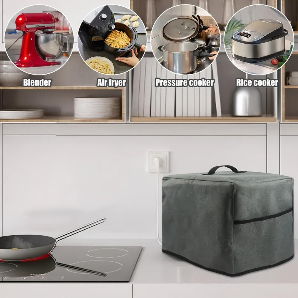 Reusable Polyester Air Fryer Cover for 2.99-6.02L Kitchen and Restaurant Appliances