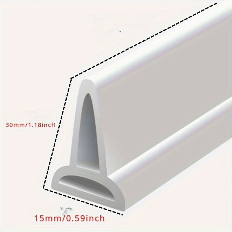 Barrera de agua de ducha de silicona, protector contra inundaciones blanco, separación para baño seco y húmedo