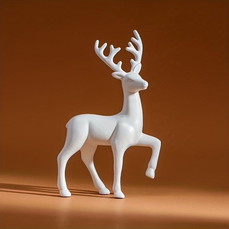 Set of Deer Statues for Kids Room Decor and Christmas Home Decoration