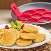 Silicone Pancake Molds Nonstick Reusable Kitchen Tool for Perfect Pancakes