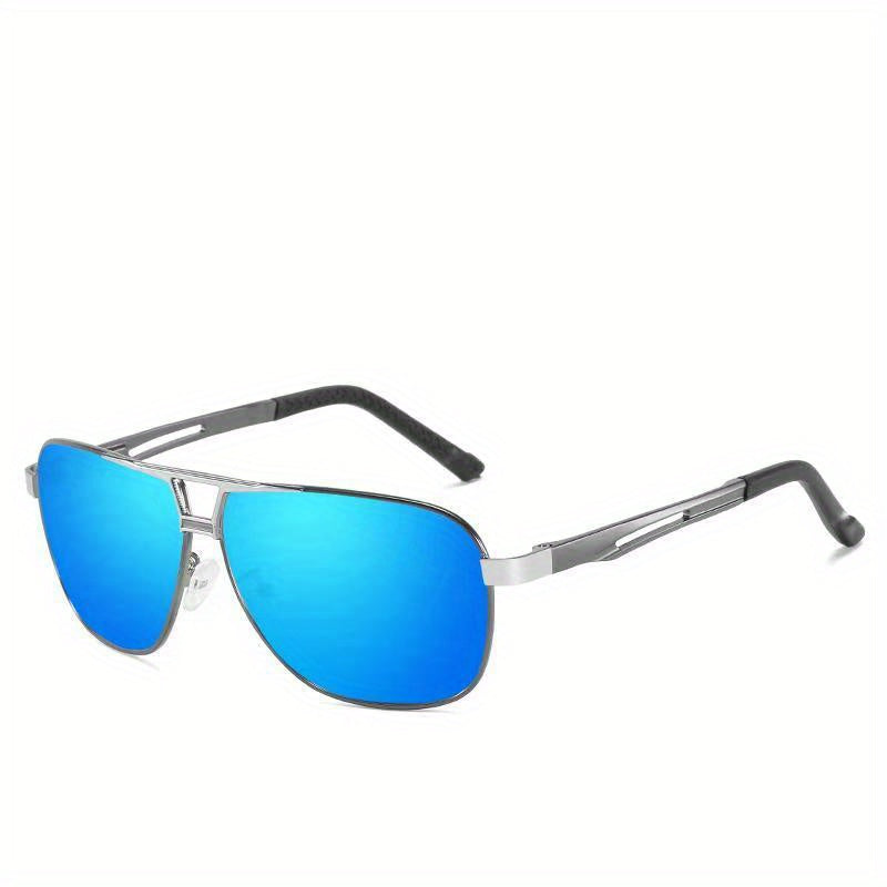 Oval Frame Polarized Sunglasses for Men Women UV Protection Travel Outdoor