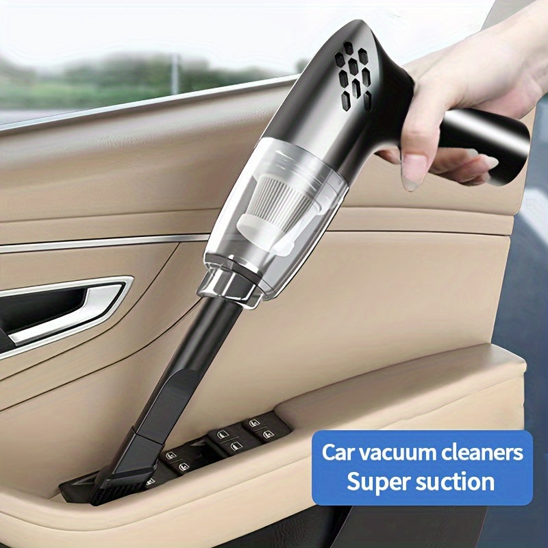 Car Handheld Vacuum Cleaner 12V Compact Lightweight with Crevice Tool