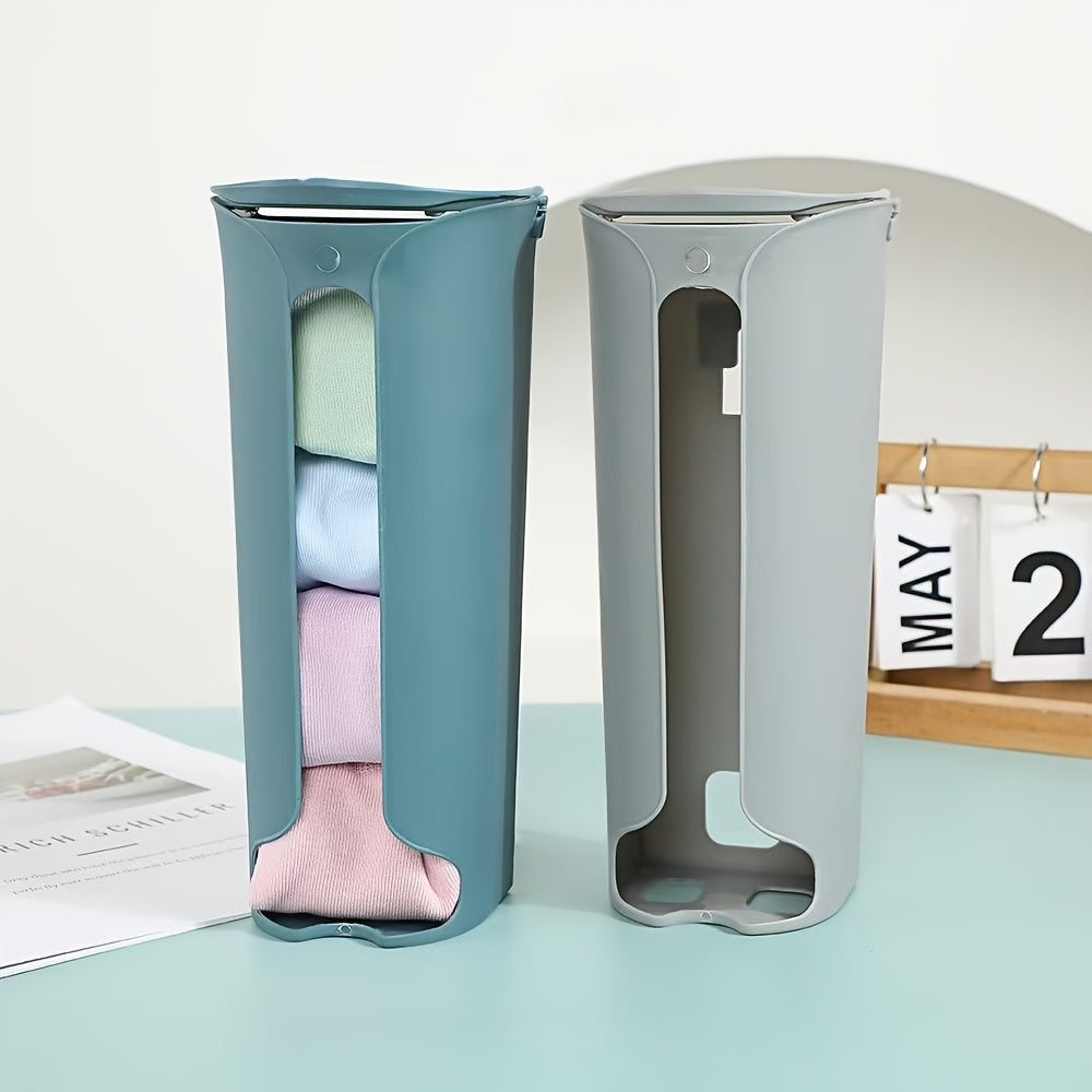 Wall-Mounted Plastic Bag Storage Organizer for Kitchen and Bathroom