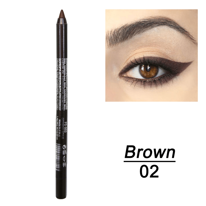 Women Waterproof Eyeliner Pencil Long Lasting Colorful Eye Makeup