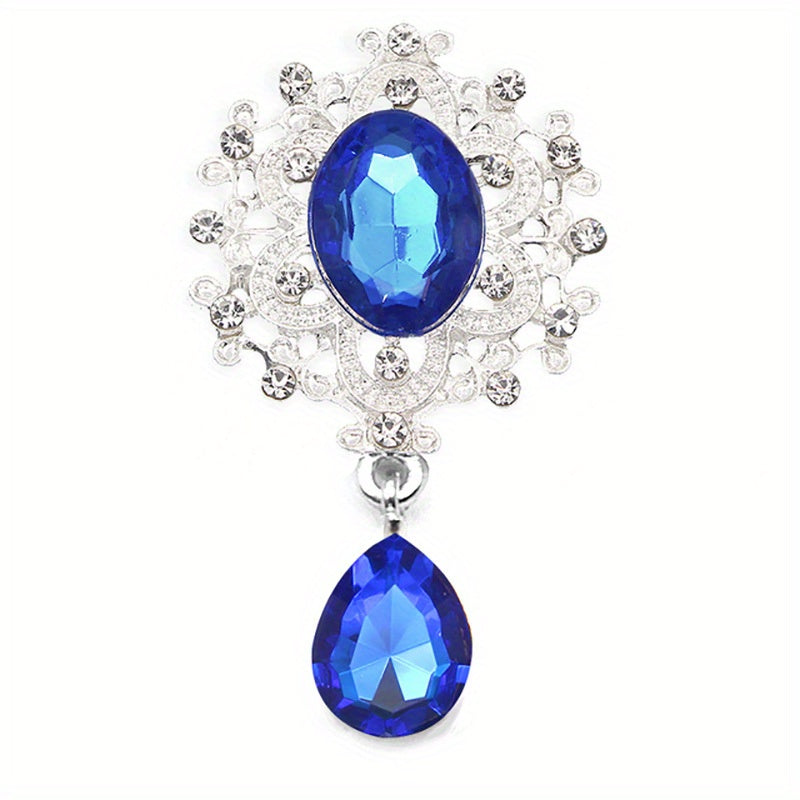 To'y takliflari, sovg'a qutilari va stakanlar uchun 10 ta rhinestone broshyalar to'plami