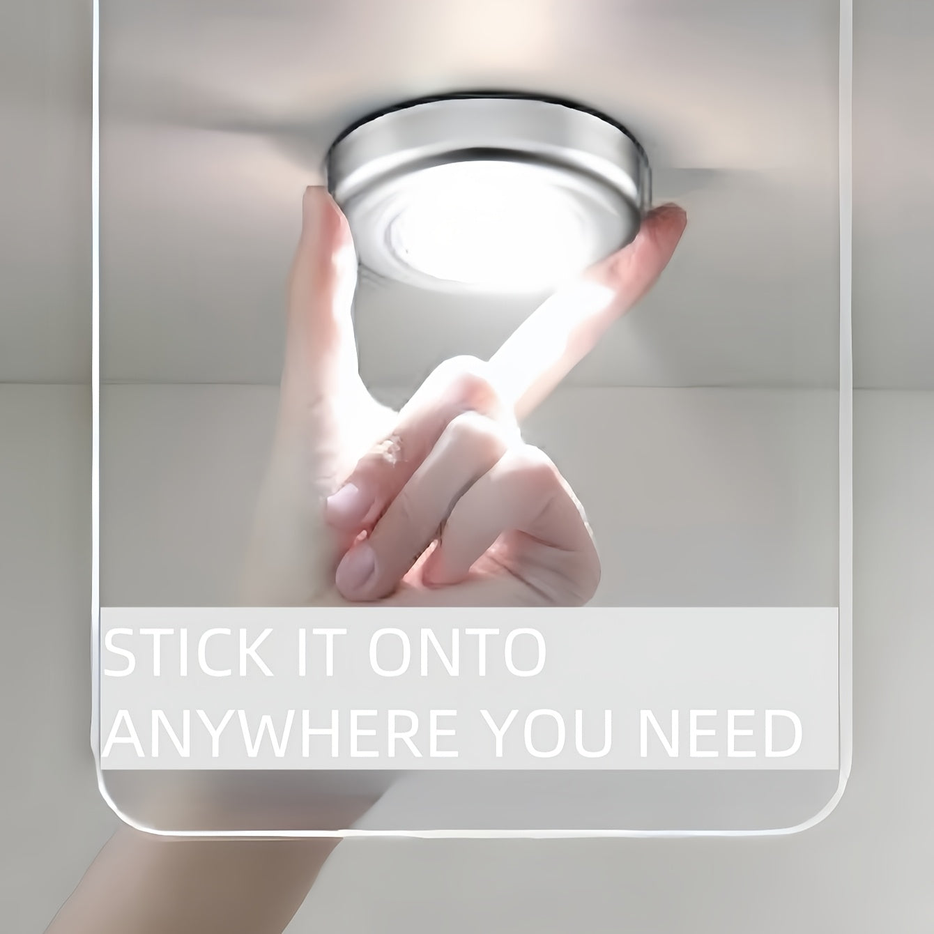 Modern Space-Themed Touch Sensor Night Light with Adjustable Brightness Battery Operated for Bedroom Kitchen Hallway