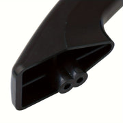 Black Plastic Microwave Oven Handle with Secure Attachment and Easy Access