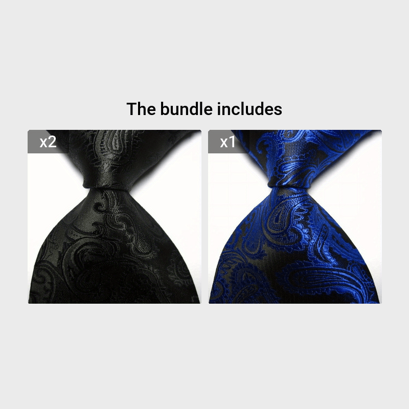 Men's Classic Neckties with Intricate Patterns for Formal and Gifting Occasions