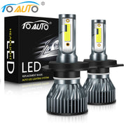 2pcs H4 LED Headlight Bulbs 6000K 40W for Car Headlights Fog Lights