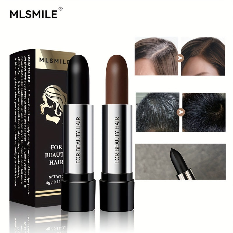 Unisex Hair Color Pen for White Hair Temporary Long-Lasting Fast Coverage
