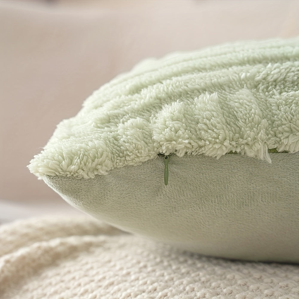 Boho uslubidagi yumshoq chiziqli yostiq qoplami, divan, yotoq va kreslolar uchun, 2 o'lchamda