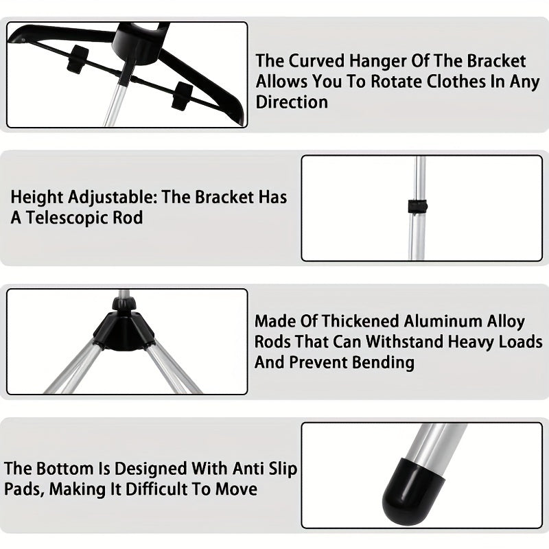 Soporte de tabla de planchar plegable con colgador de plancha de mano retráctil para uso doméstico