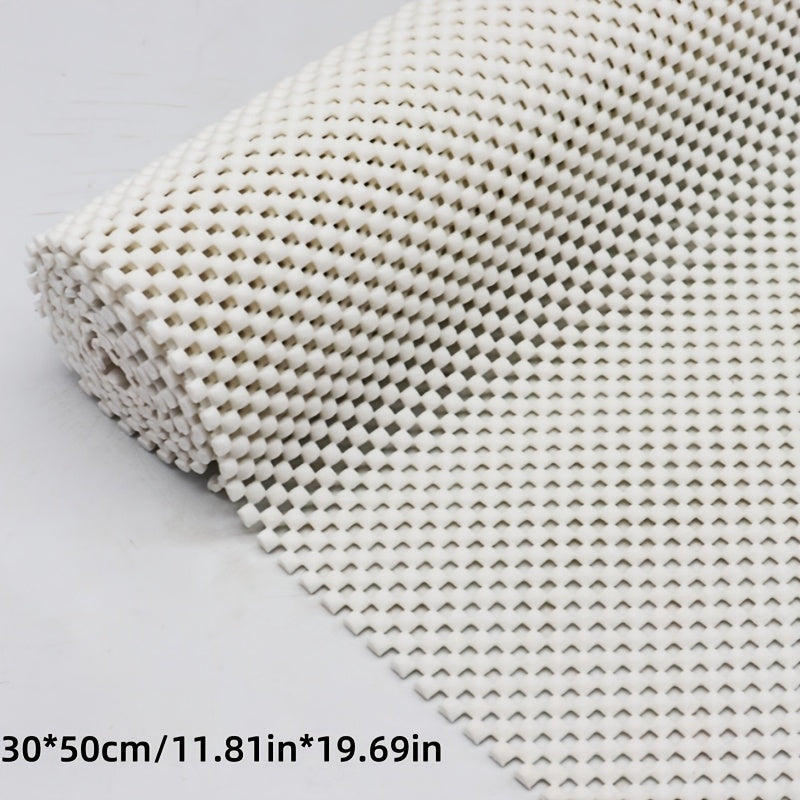 Silicone PVC Non-Slip Bath Rug Mat with Knit Fabric Durable Washable Floor Mat