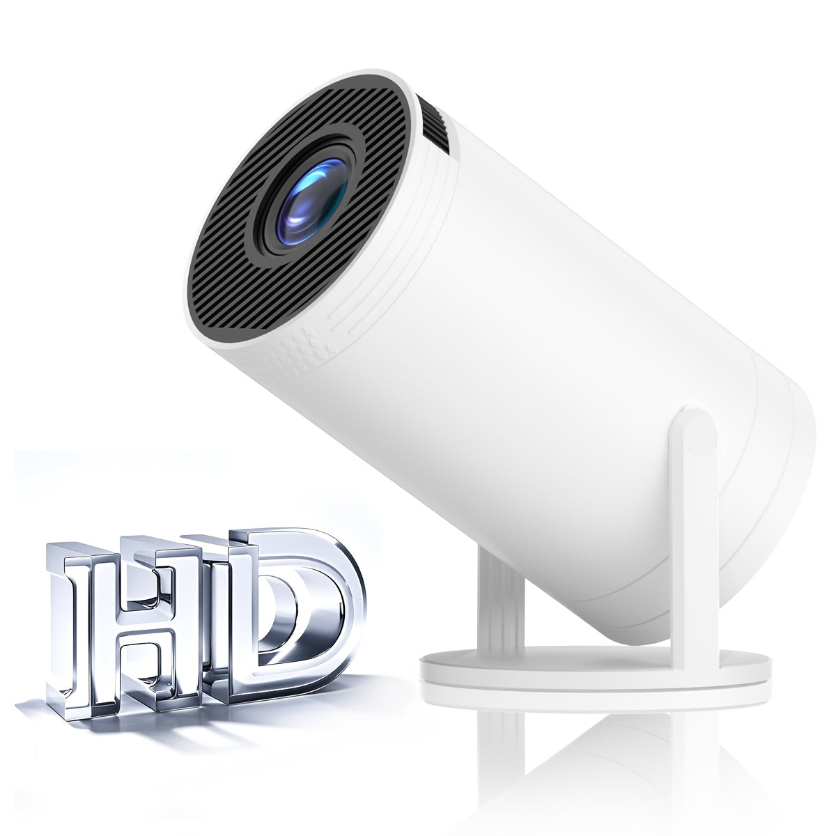 Mini Wireless Portable Projector with WiFi 6 1080P Support for Phone PC