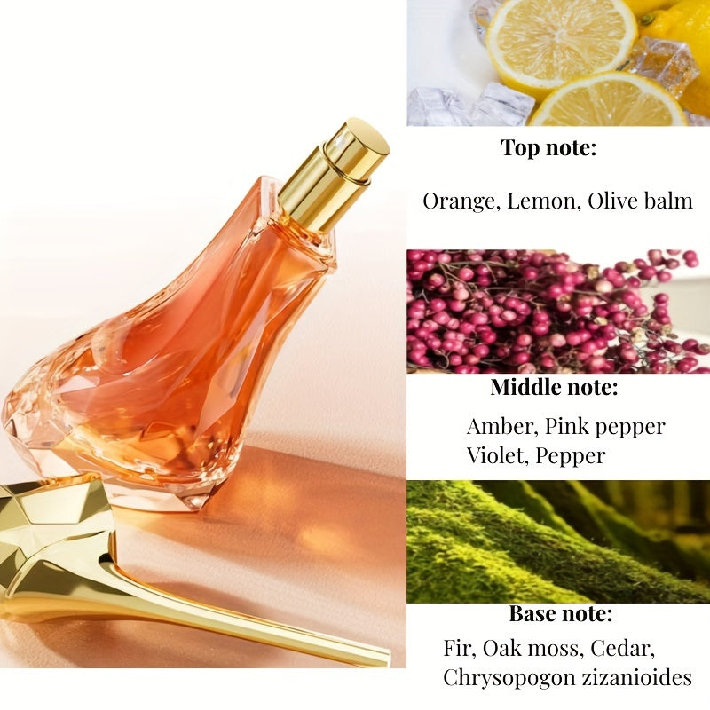Women's Floral Fruity Eau De Toilette Gift Set with Spray and Elegant Fragrance