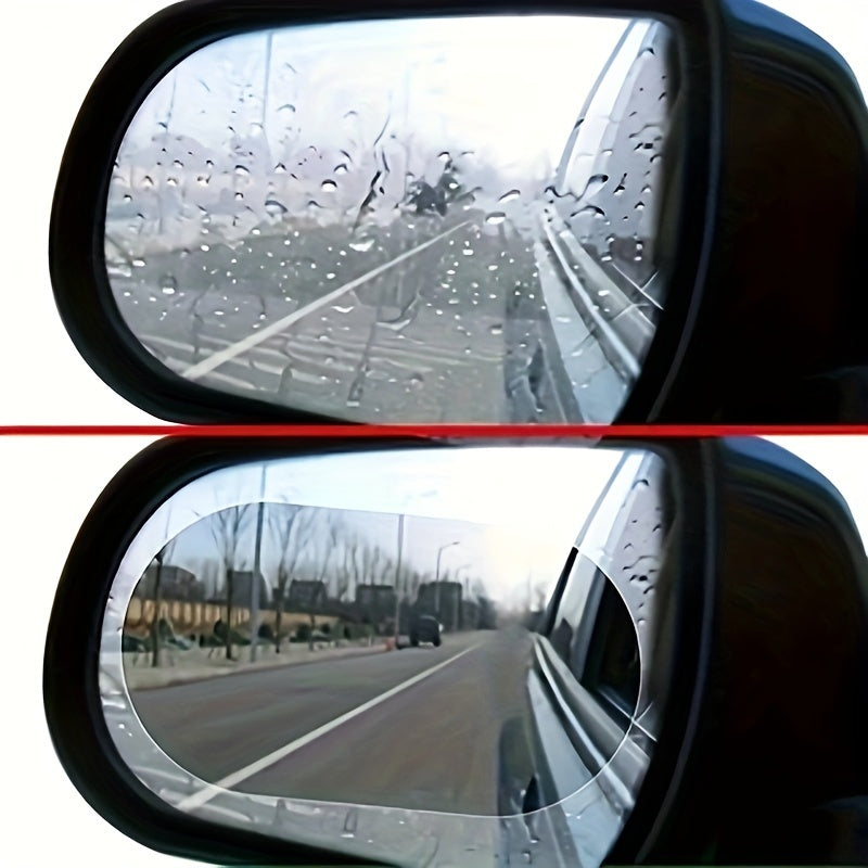 Waterproof Transparent Rain and Fog Car Rearview Mirror Film Set for Cars
