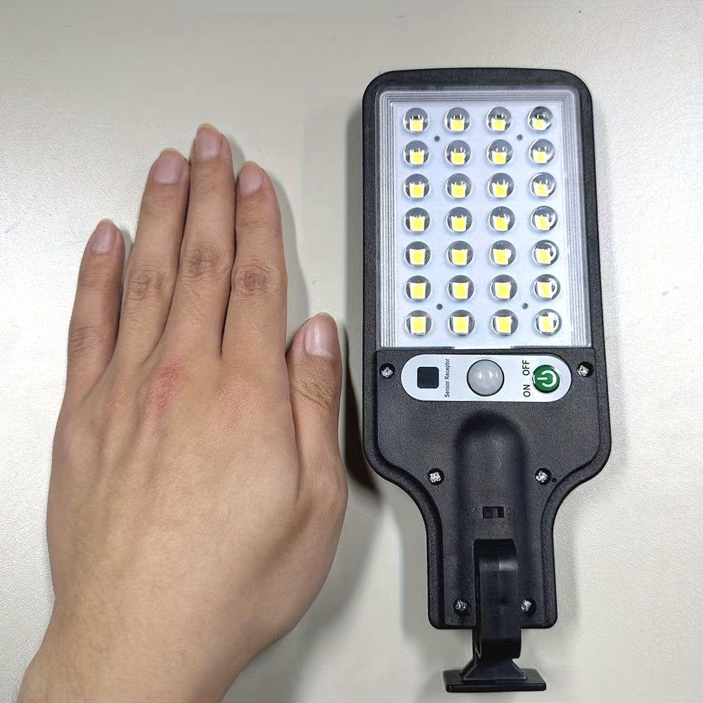 Outdoor Solar Street Light with Remote Control LED Wall Light Garden Light Human Body Sensing