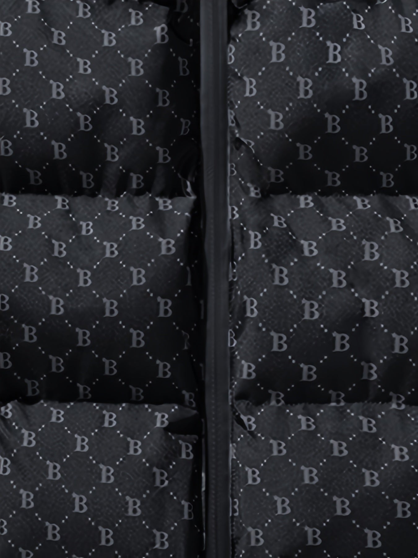 Ayollar uchun qishki bezsiz yengsizlik kamzul kurtka stand collar zip pockets letter print